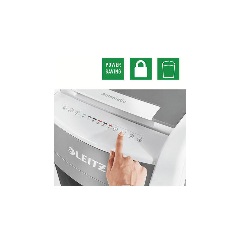 Leitz Aktenvernichter Iq 300 Autofee P5/2x15/300 Blatt/60l/Klamm/Kred/