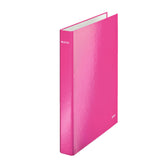 Leitz Carpeta Wow Anillas Mixtas 2x25 Mm A4+ Cartón Forrado Plastificado Fucsia