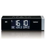 Lenco Cr-640 Uhrenradio Dab+/Bt/Fm Schwarz