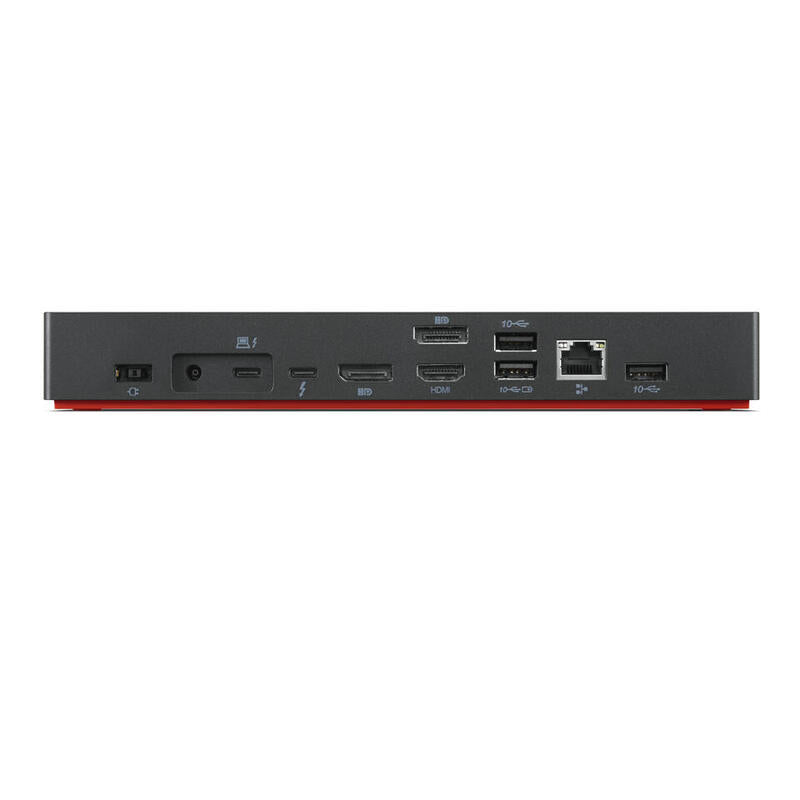 Lenovo 40b00300it Base Para Portátil Y Replicador De Puertos Alámbrico Thunderbolt 4 Negro, Rojo