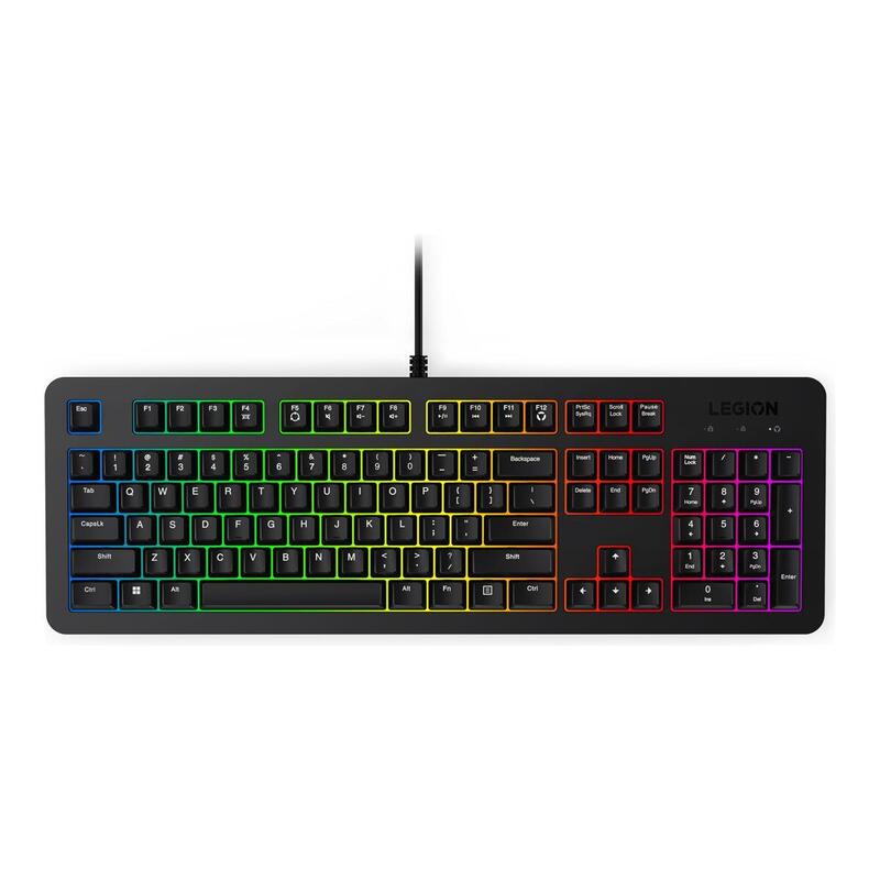 Lenovo K310 Teclado Juego Usb Inglés De Ee. Uu. Negro