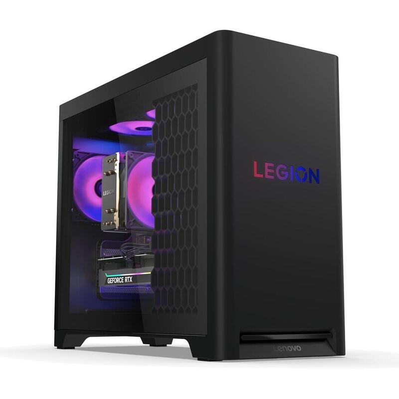 Pc Gaming Lenovo Legion T5 30agb10 Ryzen 5 7600 32gb Ddr5 5600 Ssd1tb Geforce Rtx 5060 8gb 500w Noos Eclipse Black