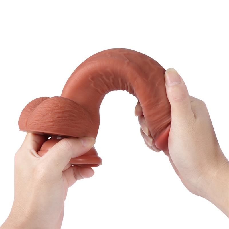 Leo Dildo Double Hardness Silicona Duallayer 9.44