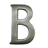Letra B Niquel Mate 10cm Fijación Invisible Edm