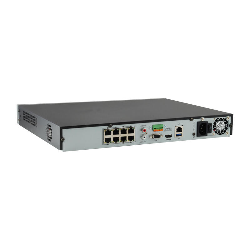 Levelone Gemini Videograbador Nvr-0508 Nvr De Red Poe 8 Canales 8 Puertos Poe H.265 Hdmi