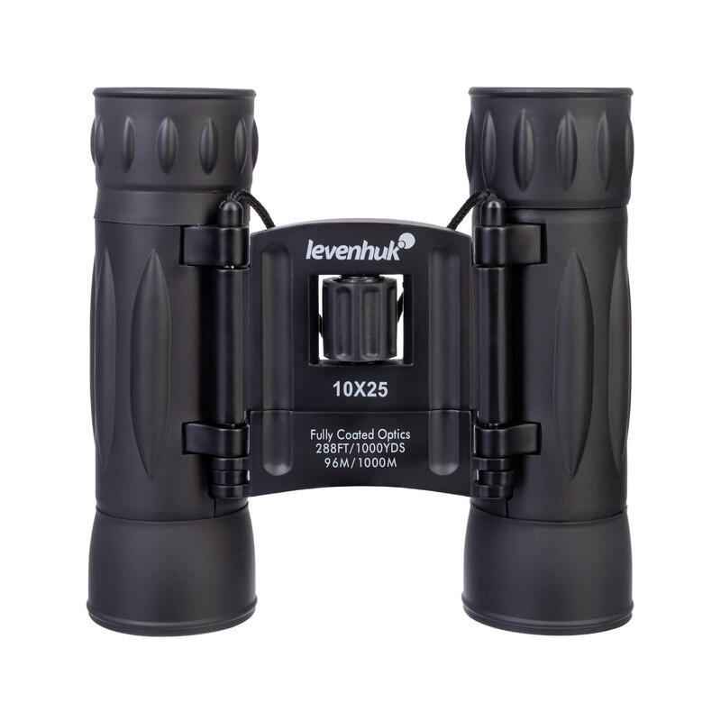 Levenhuk Atom 10x25 Binocular Techo Negro