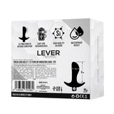 Lever Plug Anal Con Vibración Usb Silicona