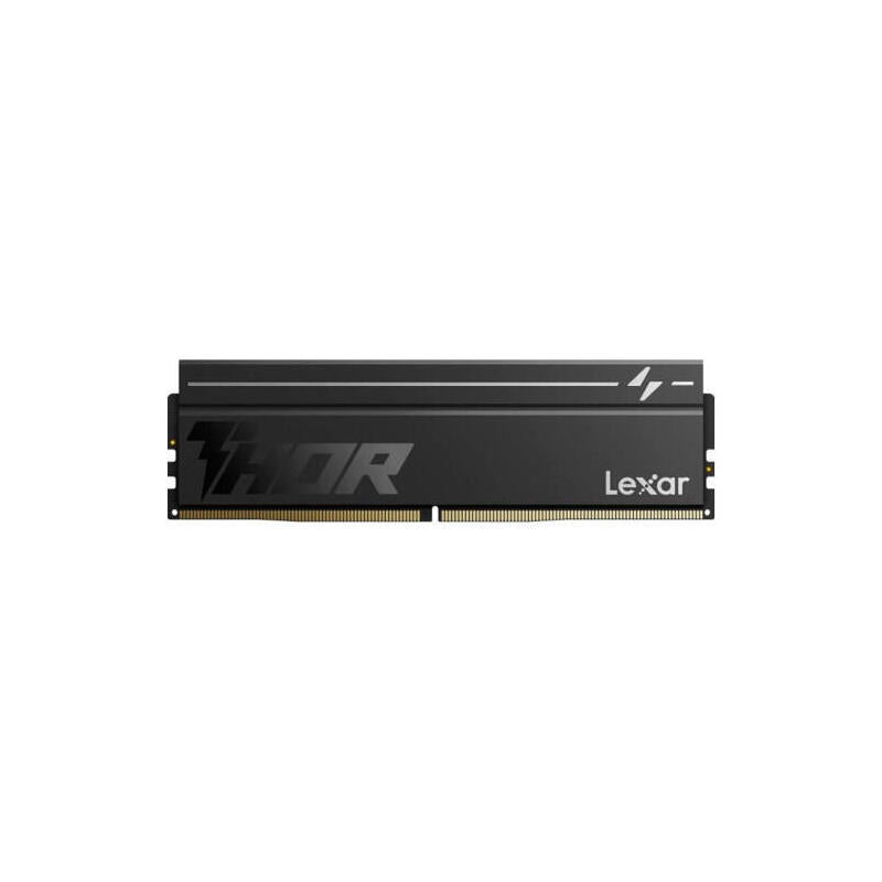 Lexar Thor 2.0 Ddr5 16gb 6000 Cl38 1.3v Memory With Heatsink, Single Pack, Black Color