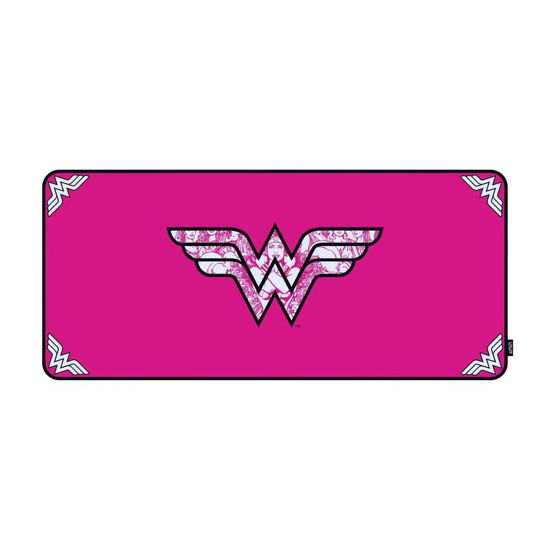 Lexip Wonder Woman Pink Edition  Alfombrilla De Ratón (Neopreno, 90 X 40 Cm, Superficie Microtexturada)