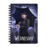 Libreta Efecto 3d Lluvia Wednesday