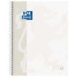 Libreta Oxford Europeanbook 1 Blanco Classic A4+ Tapa Extradura 80 Hojas Rayado Cuadricula 5*5 90gr