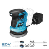 Lijadora Excentrica 20v Brushless (Sin Batería Ni Cargador) 13x30x15cm Koma Tools Pro Series Battery