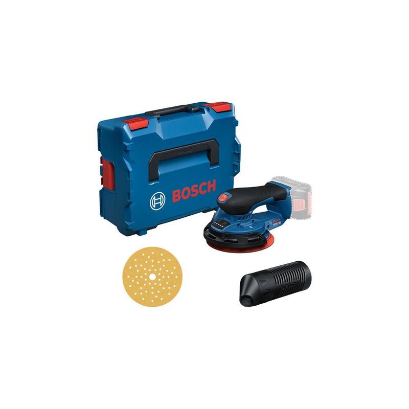 Lijadora Excéntrica Inalámbrica Bosch Professional Gex 18v-150-3 Professional Solo, 18 Voltios Azul, Sin Batería Ni Cargador, En L-Boxx 601372903