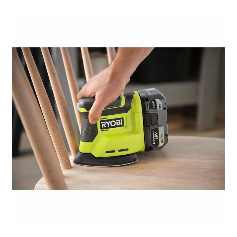 Lijadora Triangular Ryobi One+ 18v Rps18-0 Incluye 6 Lijas Sin Batería Ni Cargador