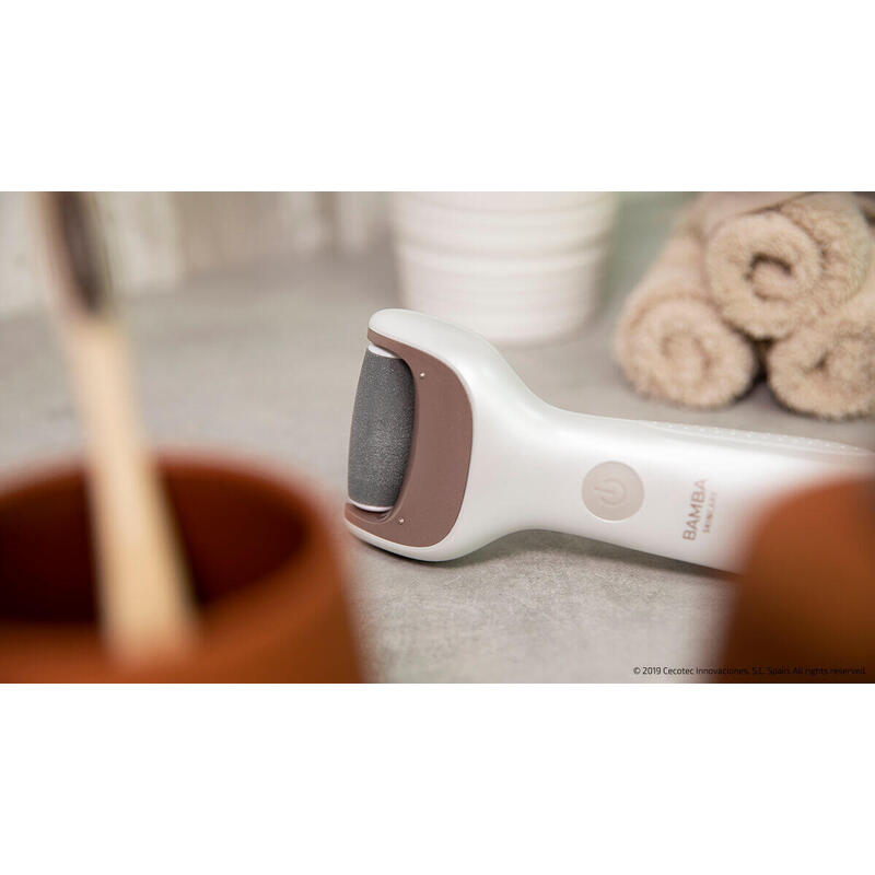 Limador Pedicura Electrico Cecotec Bamba Skincare  800mah/ 2 Rodillos/ Lavable/Inalambrico/Alambrico 04222