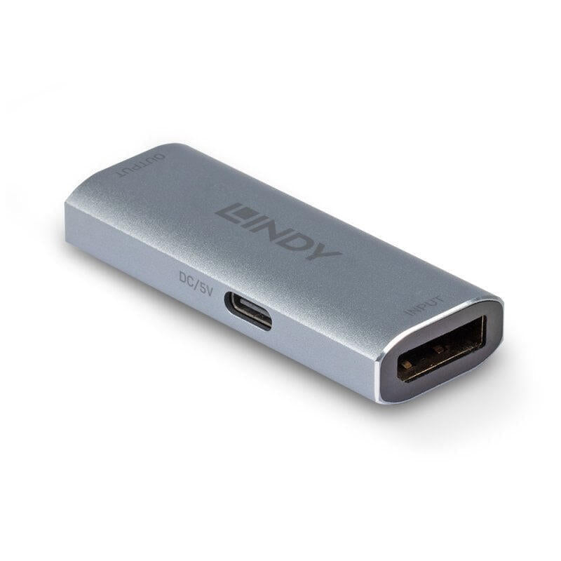 Lindy 38421 Extensor Audio/Video Repetidor De Señales Av Plata