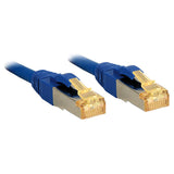 Lindy Cable De Red Cat6a S/Ftp Lsoh Cat7 Rohcable Azul 0.50m