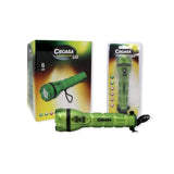 Linterna Cegasa Profesional De 3 Led - Resistente A Golpes Y Agua Ip44 - Funciona Con 2 Pilas Aa Lr6 (No Incluidas)