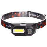 Linterna Frontal Led/Cob Runner Regulable 500 Lúmenes Recargable