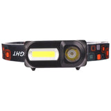 Linterna Frontal Led/Cob Runner Regulable 500 Lúmenes Recargable