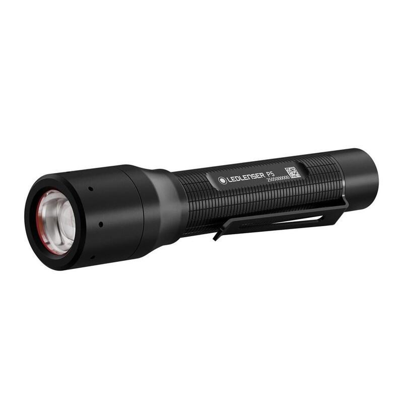 Linterna Ledlenser P5 Con Clip Led Negro