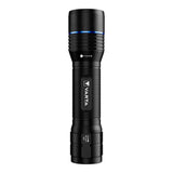 Linterna Táctica Night Cutter Pro F20r Recargable 1000 Lm Ip67 + Cordón Y Riñonera