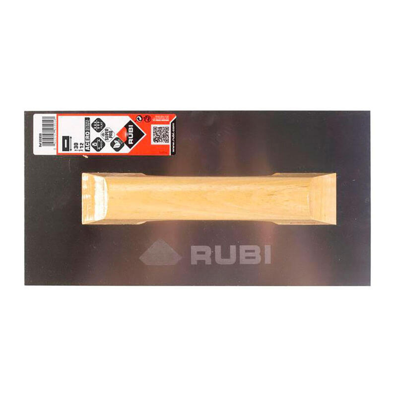 Llana De Acero 30cm. Mango Madera Cerrado 65950 Rubi