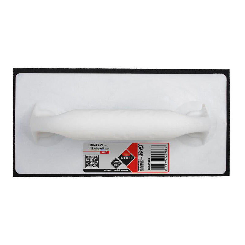 Llana De Goma Pro 24x12x1cm. 24968 Rubi