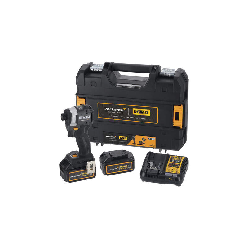 Llave De Impacto Inalámbrica Dewalt Dcf85mm2t, 18 Voltios, 1/4", Diseño Mclaren