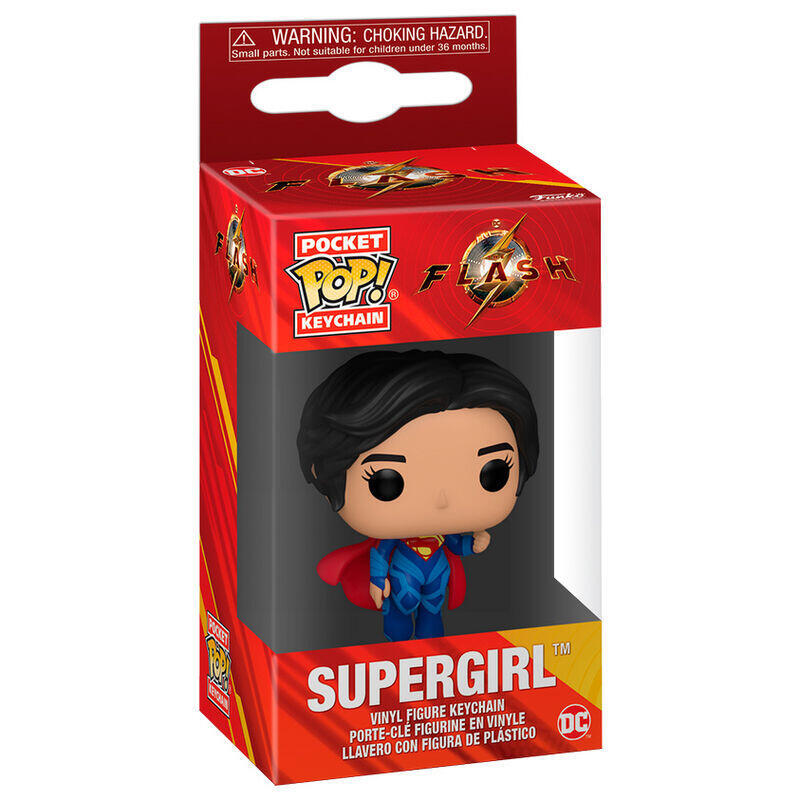 Llavero Pocket Pop Dc Comics The Flash Supregirl