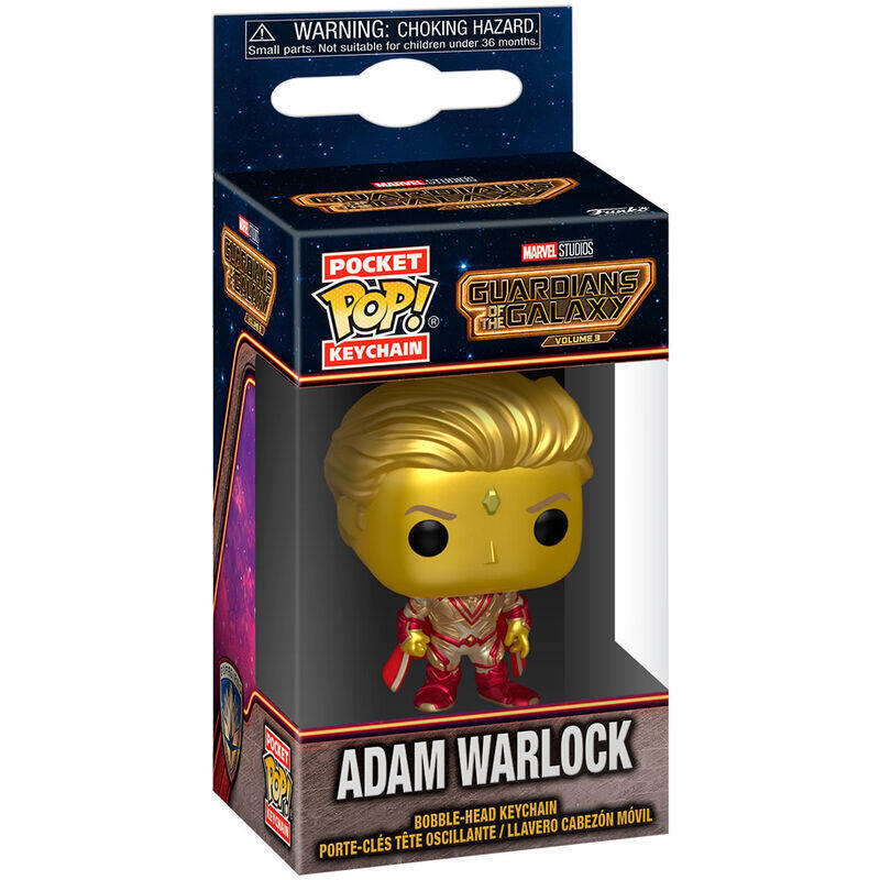 Llavero Pocket Pop Marvel Guardianes De La Galaxia 3 Adam Warlock