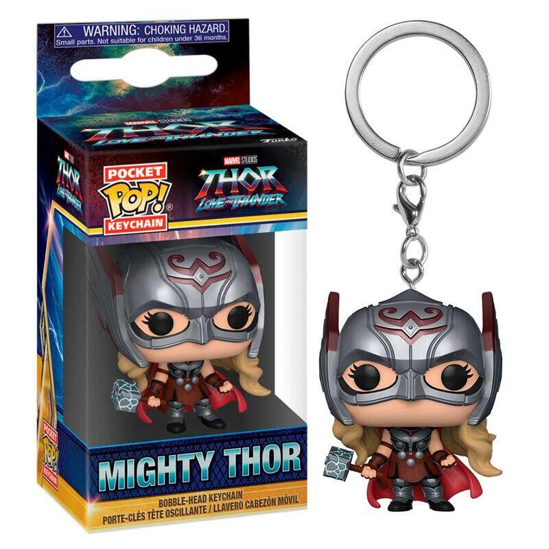 Llavero Pocket Pop Marvel Hor Love And Thunder Mighty Thor