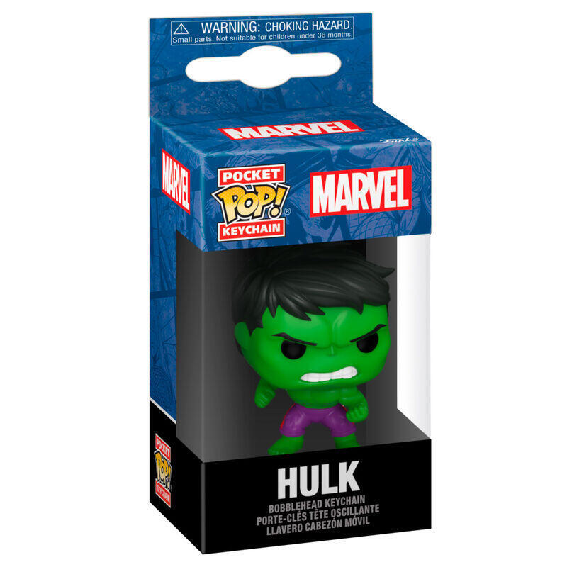 Llavero Pocket Pop Marvel Hulk Classics