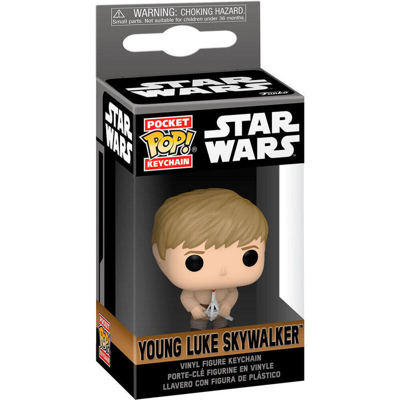 Llavero Pocket Pop Star Wars Obi-Wan Kenobi 2 Young Luke Skywalker