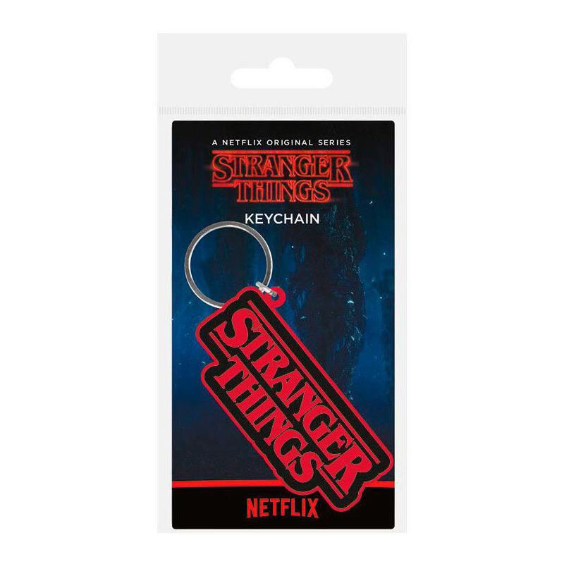 Llavero Rubber Logo Stranger Things