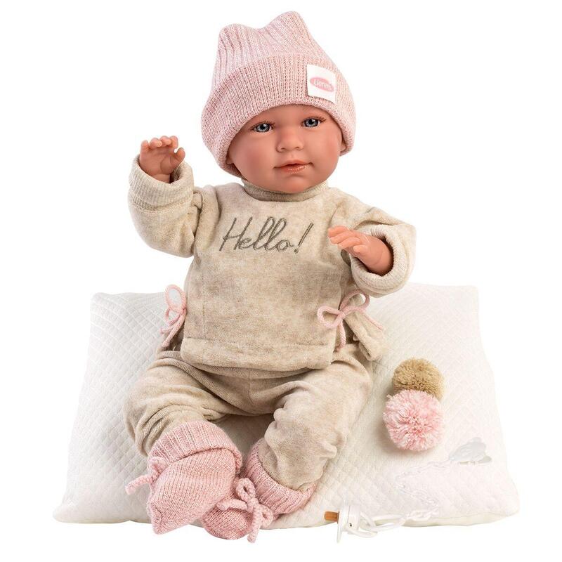 Lalka Bobas Mimi Placzaca Z Poduszka 42 Cm