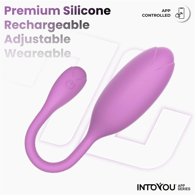 Logan Huevo Vibrador Con App Unibody Púrpura