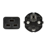 Logilink Cable De Alimentacion Cee 7/7-Iec C19, Black,  1,00m