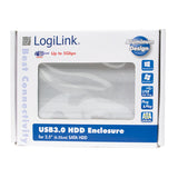 Logilink Caja Externa Para Disco Duro 2.5" Usb 3.0 6cm Sata Gris