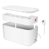 Logilink Kabelbox M. 5-Fach-Steckdosenleiste Usb/Schuko Wei