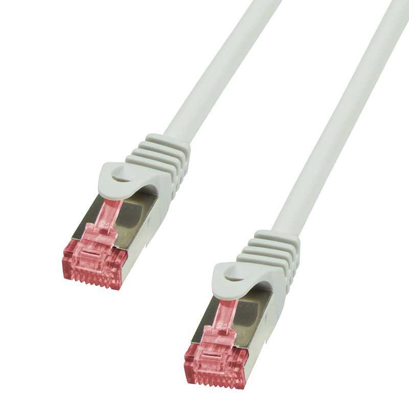 Logilink Latiguillo 1m Rj45 Cat 6 Ftp Pimf Lszh Gris Cq2052s