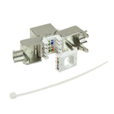 Logilink Nk4019 Conector De Red Keystone Rj45 Stp Awg22-26 14,8mm, Cat.6a