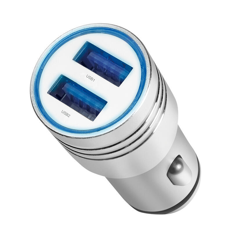 Logilink Pa0228 Adaptador De Carga Usb Para Coche 2 Usb 10,5w