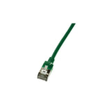 Logilink Patchkabel Cat6a Stp Tpe Slimeline Verde 0.3m