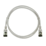 Logilink Patchkabel Cat6a Stp Tpe Slimline Grau 2,0m