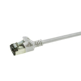 Logilink Patchkabel Cat6a Stp Tpe Slimline Grau 2,0m