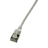Logilink Patchkabel Cat6a Stp Tpe Slimline Grau 3,0m