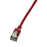 Logilink Patchkabel Cat6a Stp Tpe Slimline Rot 2,0m
