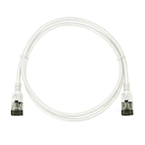 Logilink Patchkabel Cat6a Stp Tpe Slimline Weiss 0,3m