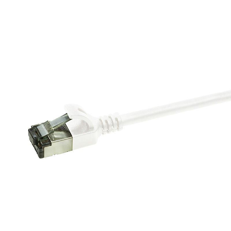 Logilink Patchkabel Cat6a Stp Tpe Slimline Weiss 0,5m